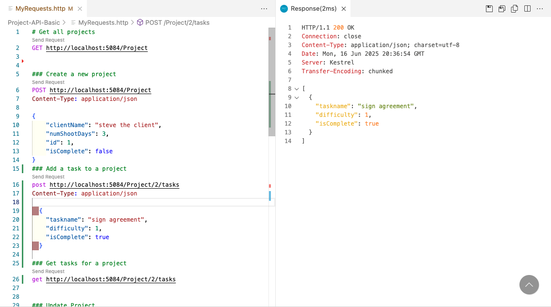 Rest Client VS Code Extension image